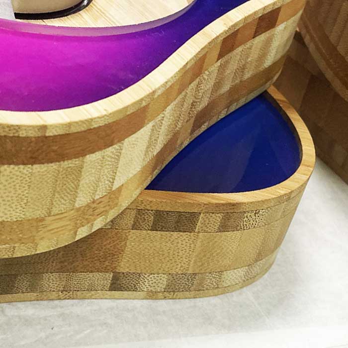 Custom BBC Green Sport Awards with recycled glass and bamboo