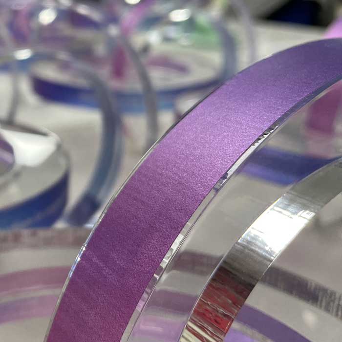 Custom BBC Green Sport Awards with recycled glass and bamboo