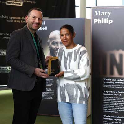 Premium awards for the museum football awards produced by More Awards
