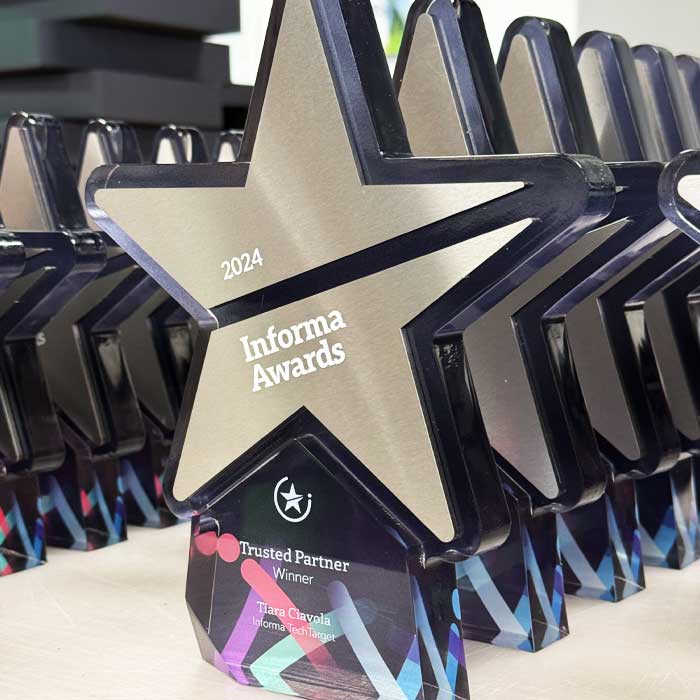Custom BBC Green Sport Awards with recycled glass and bamboo