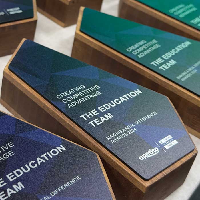 Apetito bespoke awards for making a real differnence | More Awards