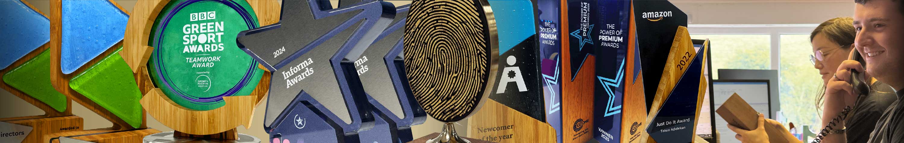 More Awards contact team for bespoke and off the shelf awards with worldwide delivery
