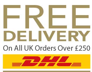 Free delivery on UK orders over £250 with DHL