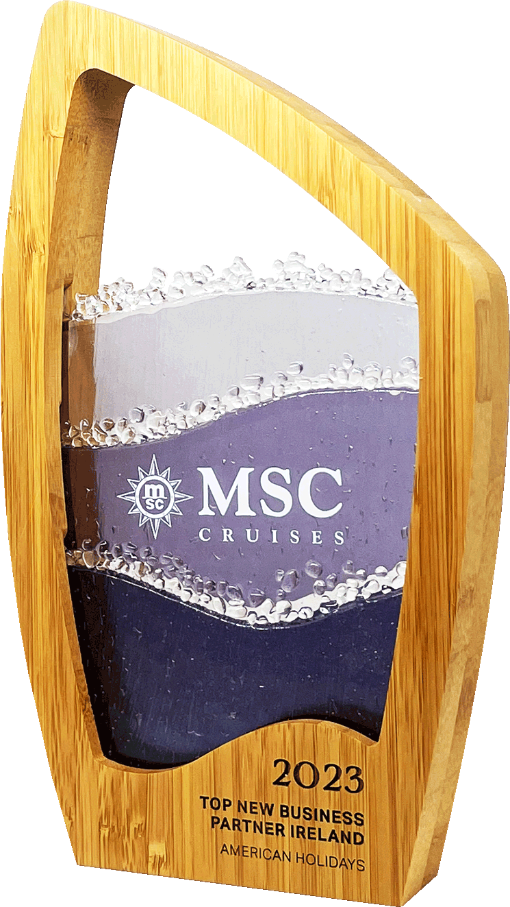 Sustainable premium glass award part of the Mordros range from More Awards