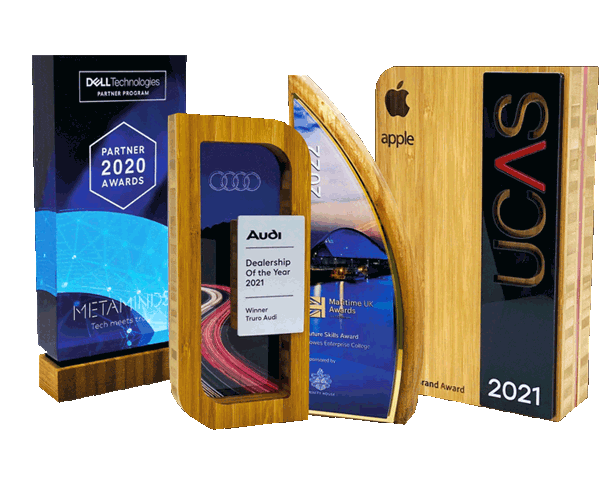 Awards ready to purchase online | Recycled Glass | More Awards