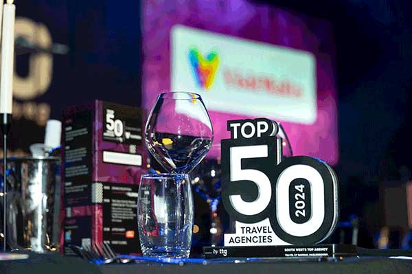 Eco Stone award for Top 50 Travel Agencies – bespoke design by More Awards