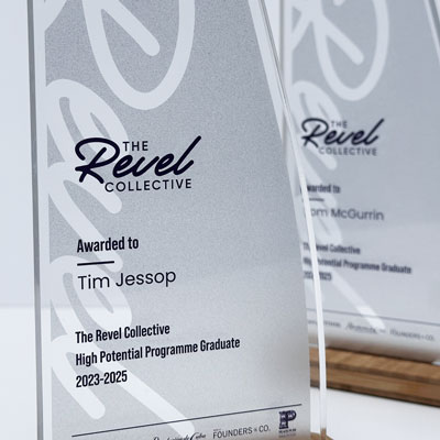 Ailla Lightweight bamboo and acrylic trophy