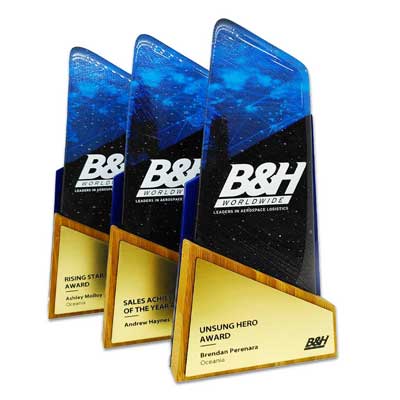 Coloured glass award by More awards | Aswen