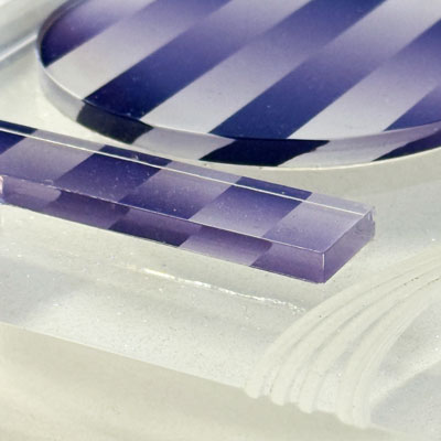Layered acrylic award with 3D depth