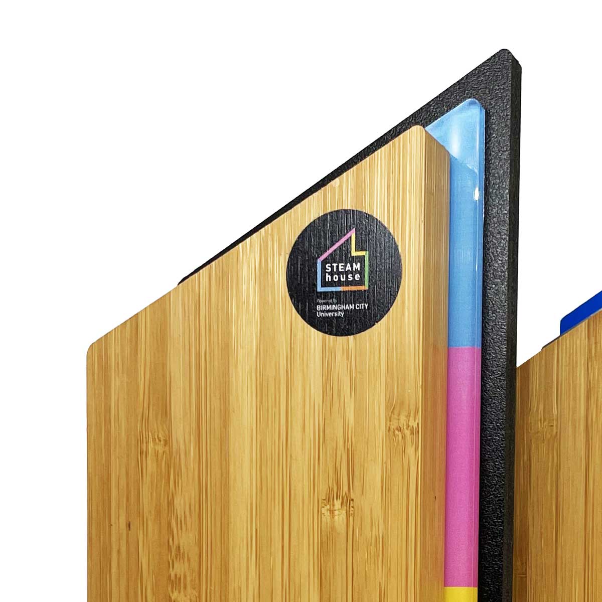 Natural bamboo trophy with a smooth finish, handcrafted by More Awards for sustainability-focused events and achievement celebrations