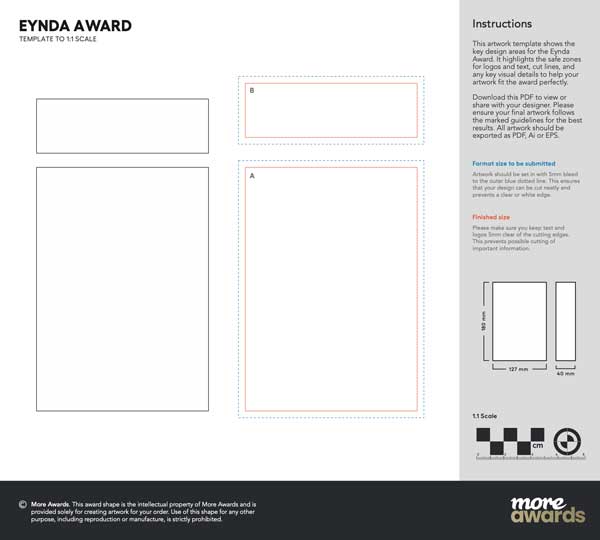 Eynda artwork template by More Awards