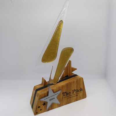 Hykka glass Award for innovation and most improved performance