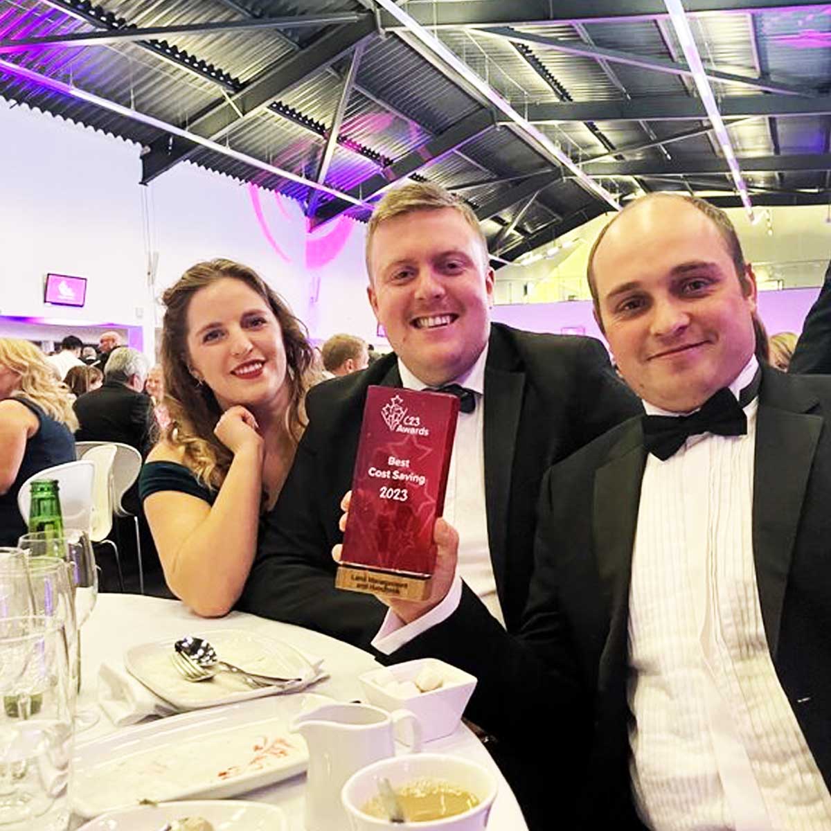 Awards ready to purchase - Jago awards event with red acrylic award | More Awards Aswen