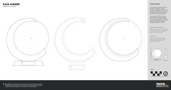 Kaja artwork template by More Awards