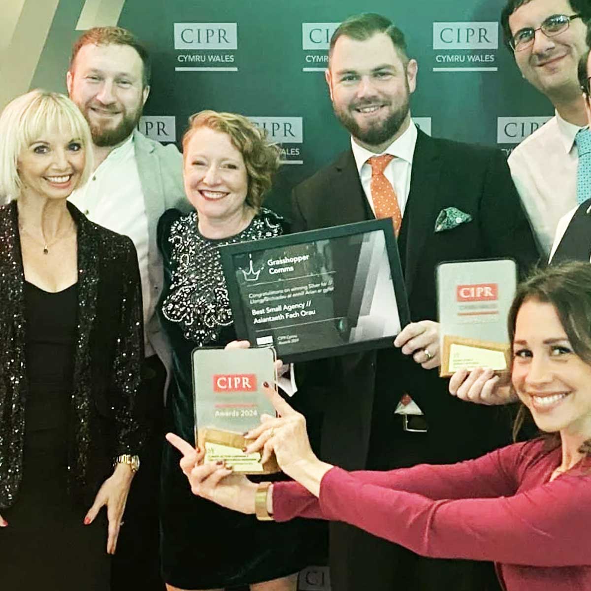 Kytto Awards being awarded to corporate team.