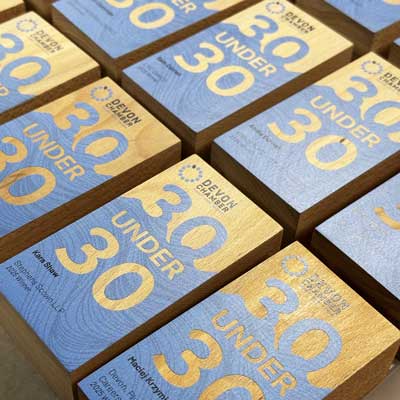 Devon chamber of commerce awards maker using sustainable materials
