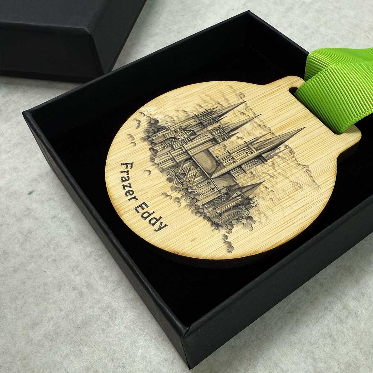 Promotional Eco medals presentation box by More Awards