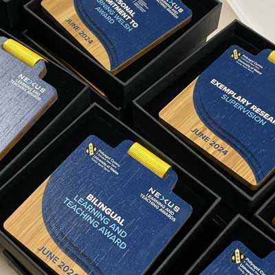Display boxes for medals with custom print