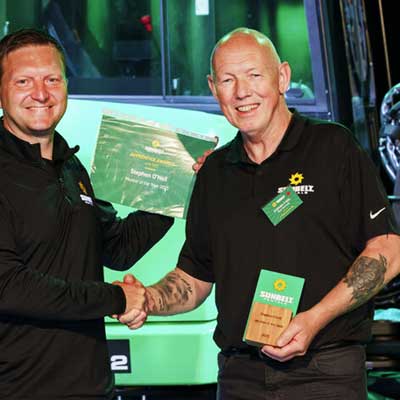 Mihal staff training award presentation