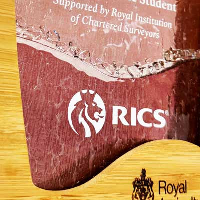 Special awards making a big impact with recycled glass and sustainable baboo