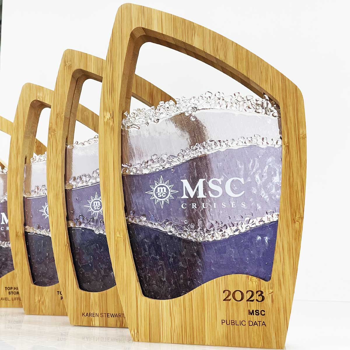 Top quality awards produced in the uk with recycled glass | by More Awards