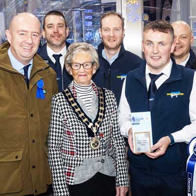 Bamboo and acrylic award for excellence in farming and rural industry