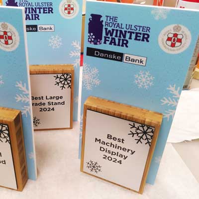 Stylish trade fair award for horticulture and farming displays