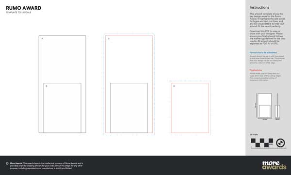 Rumo artwork template by More Awards