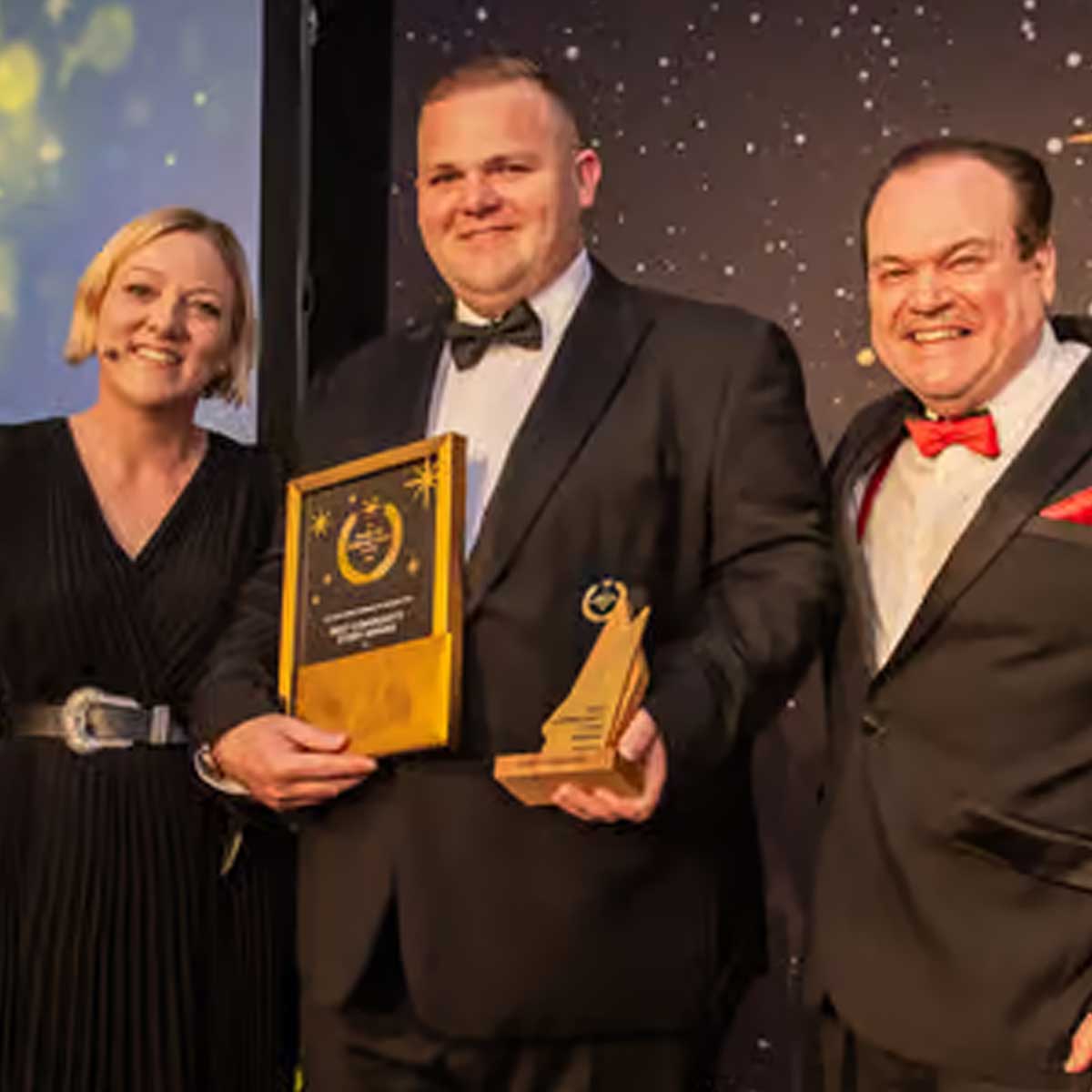 Sewena Awards presented to winner of corporate event | by More Awards