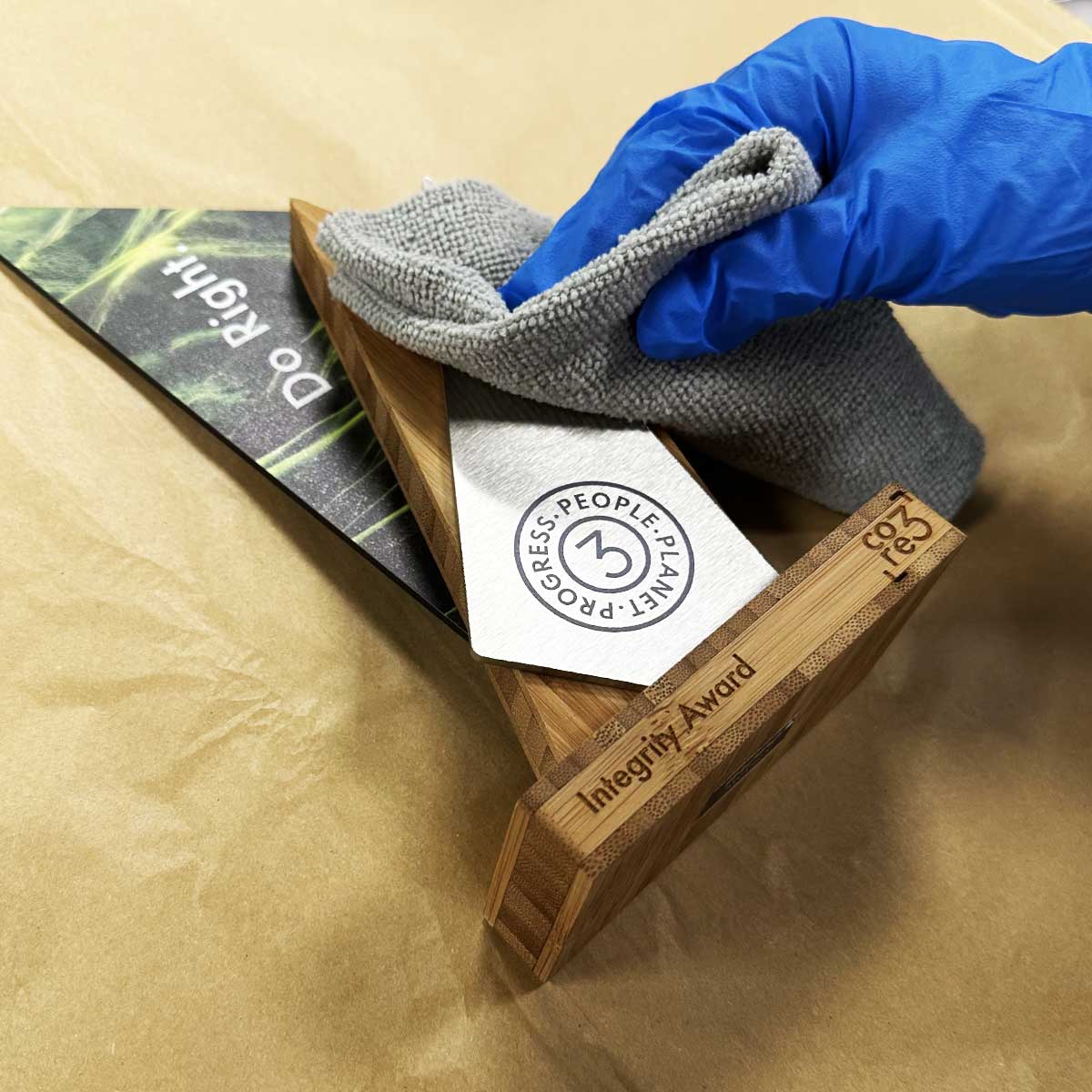 Quality checking of bespoke awards produced by More Awards