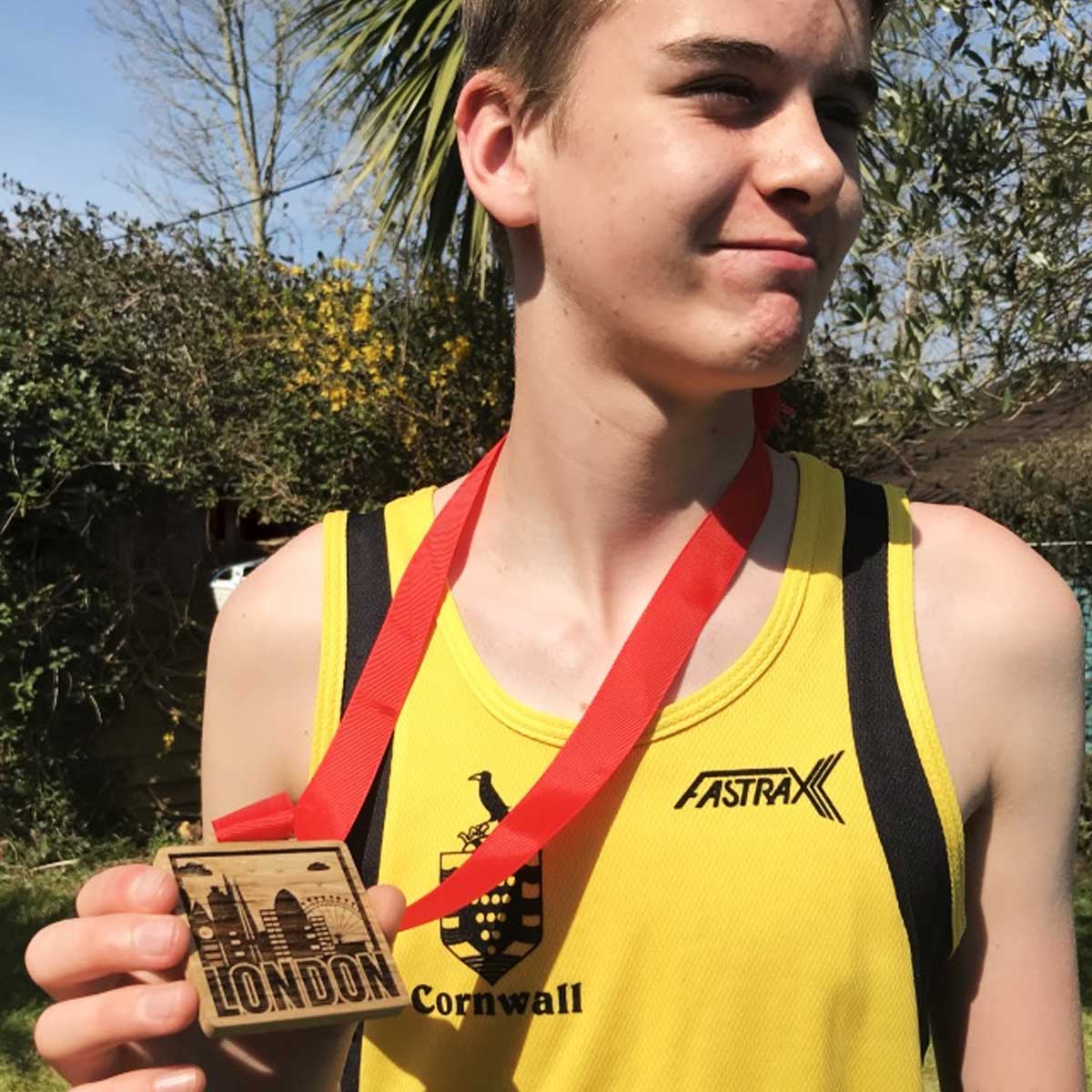 Ysella medal awarded to runner in the UK