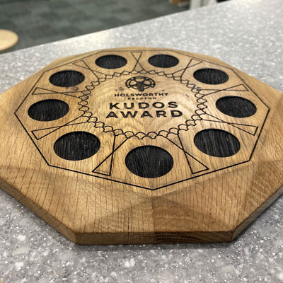Sustainable oak pelton award from natural oak | More Awards