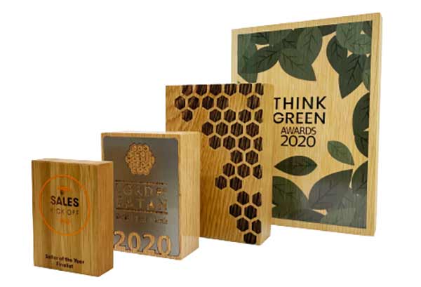 Choice of sustainable awards and trophies